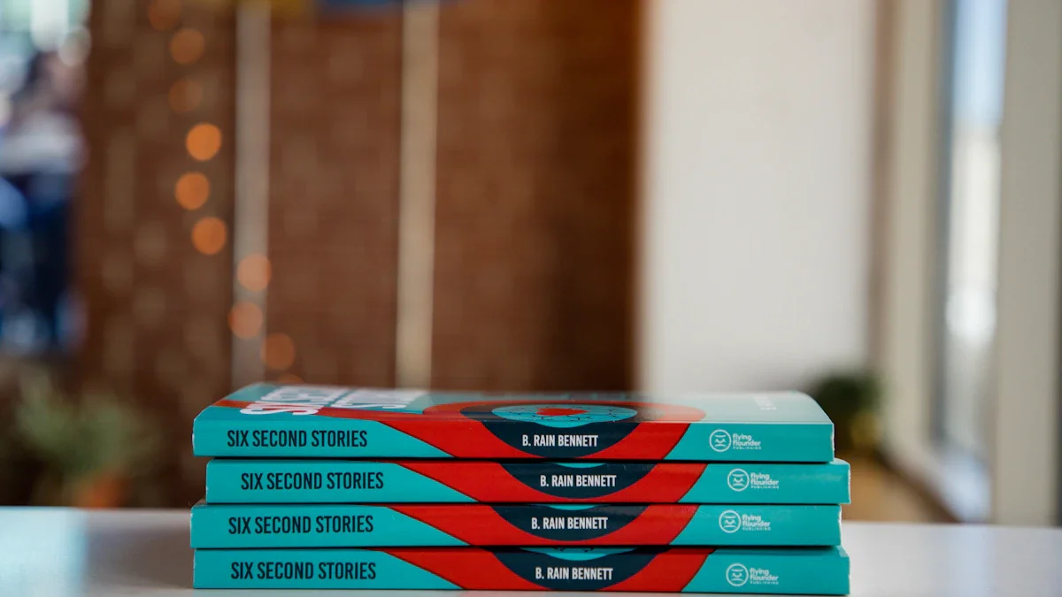 Une pile de livres de fiction disposés sur une table pour une rencontre littéraire à Créteil.