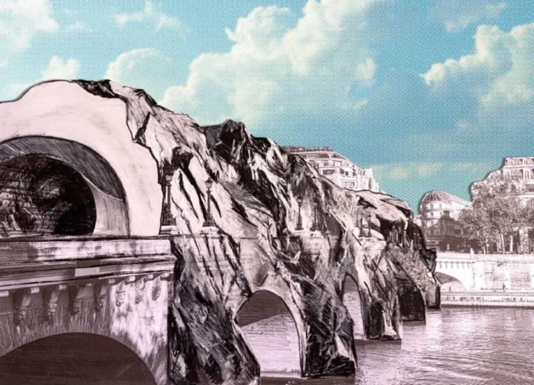 Le Pont-Neuf à Paris devient une grotte géante signée JR