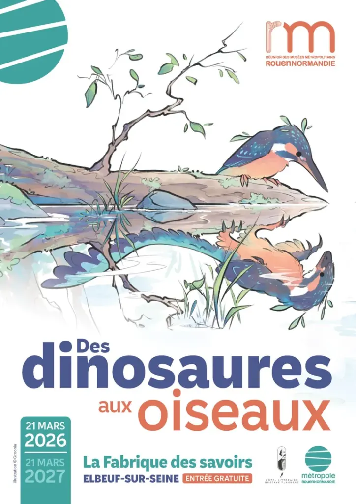 À Elbeuf, dinosaures et oiseaux réunis dans une exposition gratuite jusqu’en mars 2027