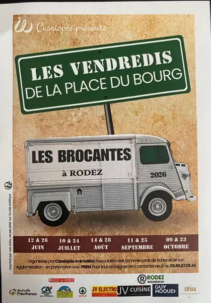 Brocante à Rodez : rendez-vous au Bourg dès le 9 octobre