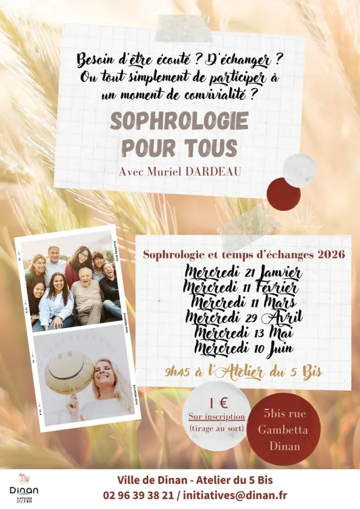 Café sophro à Dinan : une pause mensuelle à 1 €: ce qu'il faut retenir