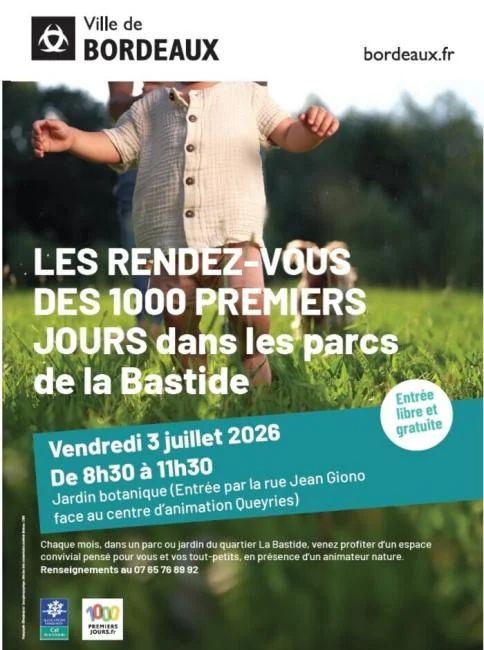 Parents à Bordeaux : un rendez-vous gratuit pour les tout-petits