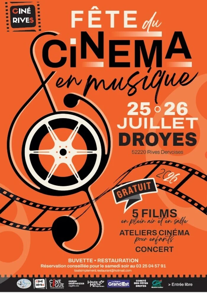 Saint-Dizier : la Fête du cinéma à Droyes les 25 et 26 juillet: chronostand.fr