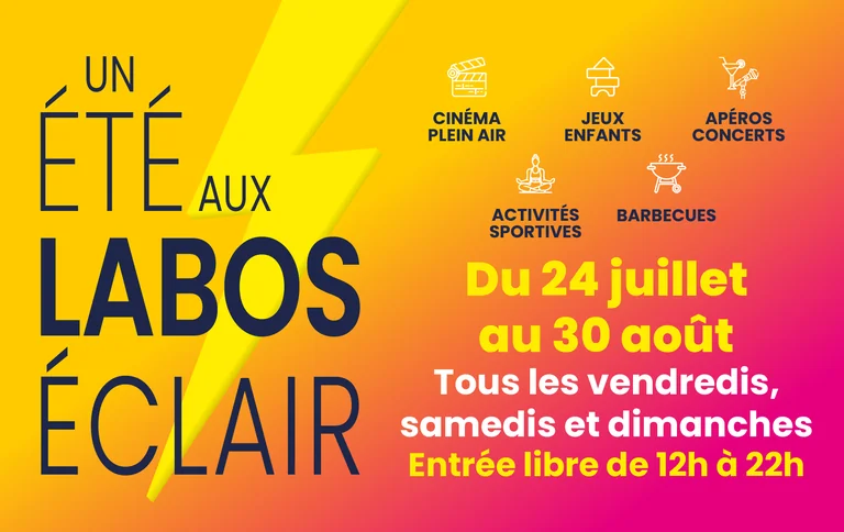 Un été aux Labos Éclair : week-ends gratuits à Épinay-sur-Seine