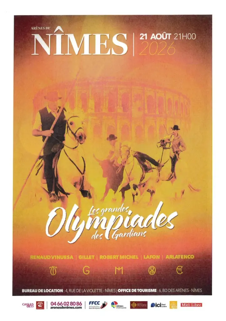 Grandes Olympiades des Gardians : le spectacle camarguais à Nîmes
