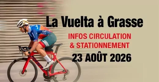 La Vuelta à Grasse : le plan de circulation pour le 23 août