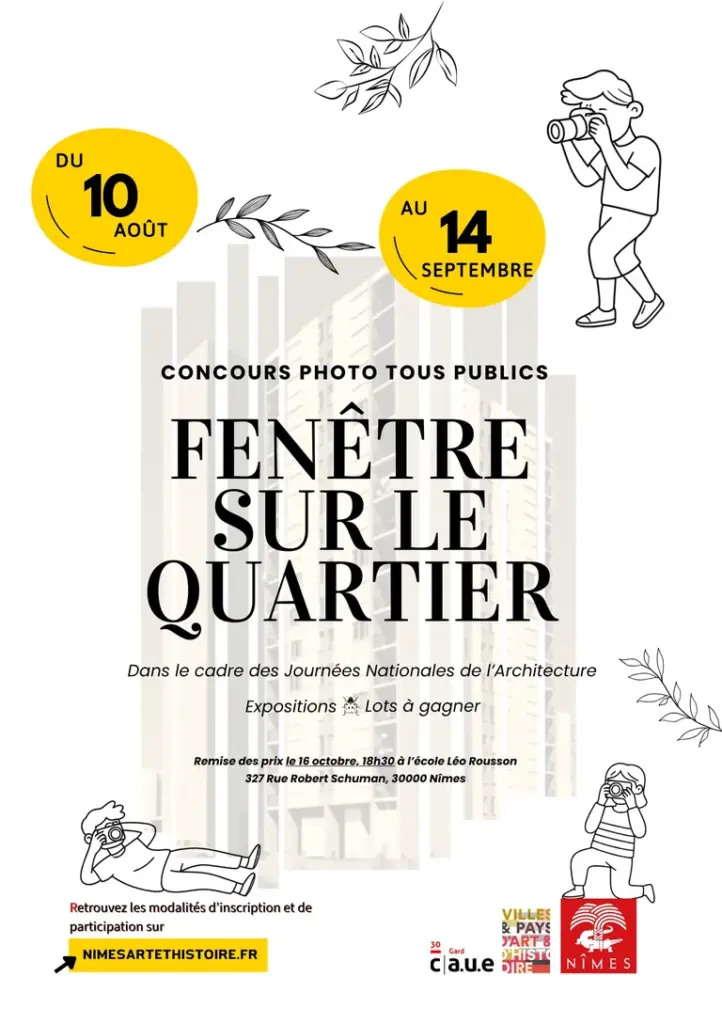 Nîmes : « Fenêtre sur le quartier », gratuit jusqu’au 14 septembre