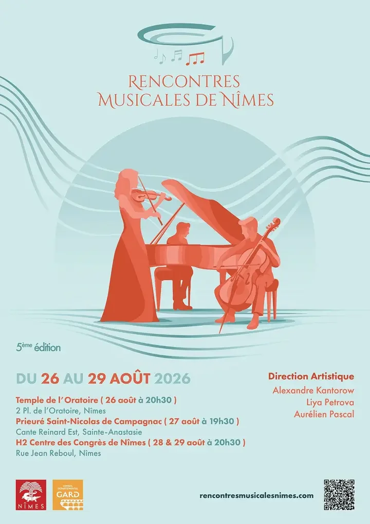 Rencontres musicales de Nîmes : 4 soirs dès 15 €