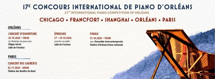 12 pianistes du monde entier s'affrontent à Orléans cet automne