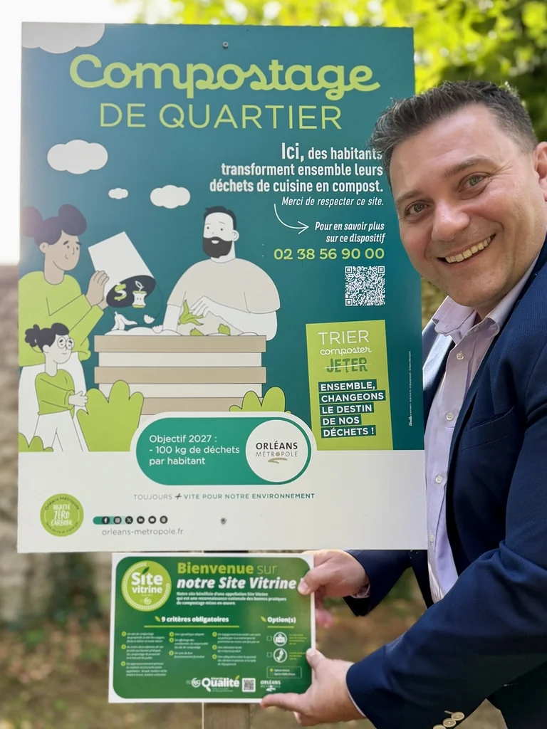 Compostage à Orléans : 5 sites décrochent le label Site Vitrine