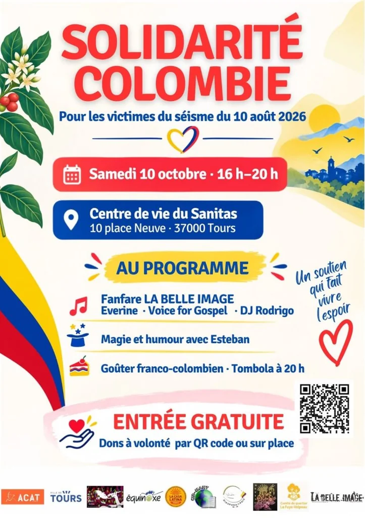 Tours : un après-midi solidaire pour la Colombie au Sanitas